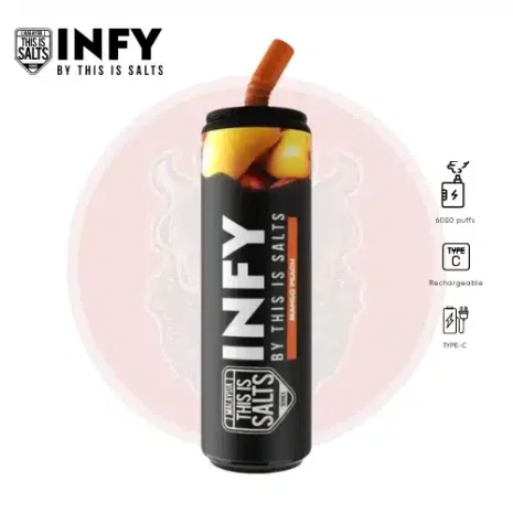 INFY 6000 Puffs มะม่วงพีช