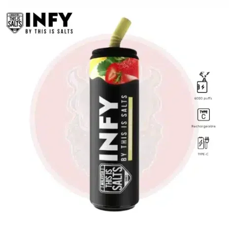 INFY 6000 Puffs สตอเบอรี่กล้วย