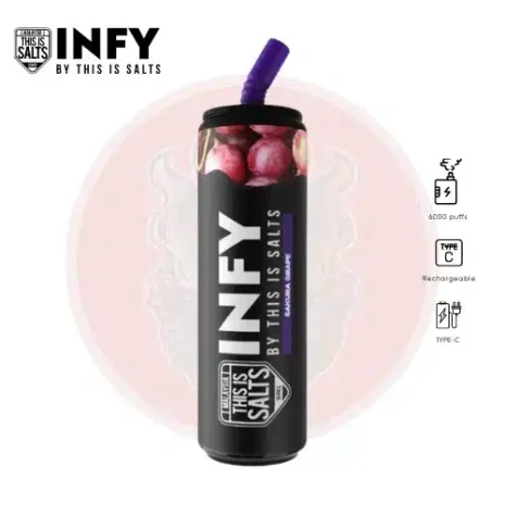 INFY 6000 Puffs องุ่นซากุระ