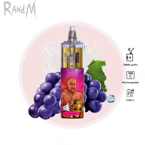 Randm 7000 Puffs องุ่นเย็น